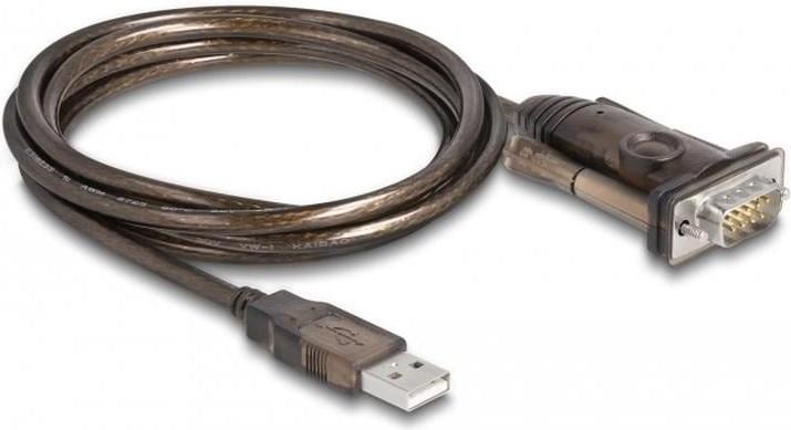 Produktbild Delock Serial-Adapter 62645 USB Typ-A zu RS-232 mit Schrauben (1.50 m, VGA)