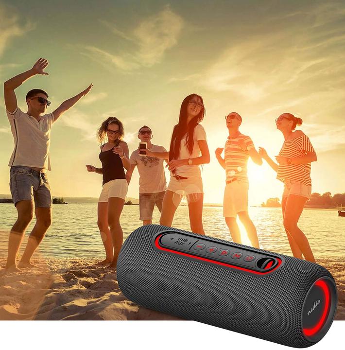 Actual product image Nedis Bluetooth speaker - max. battery life: 4 hours - Handheld - 30 W - Stereo - Built-in (4 h, Battery operated)