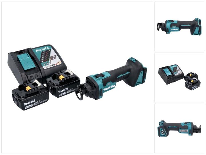Image du produit Makita DCO 181 RG Trancheuse rotative sans fil 18 V 32000 tr/min Brushless + 2x batterie 6,0 Ah + chargeur