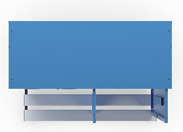 Actual product image Wolf Clothes locker with bench underneath (120 cm, 214 cm)