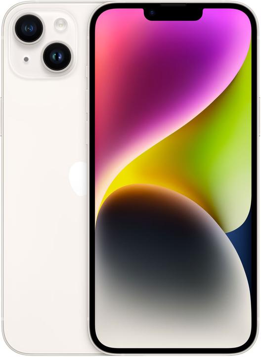 Produktbild Apple iPhone 14 Plus (256 GB, Starlight, 6.70", SIM + eSIM, 12 Mpx, 5G)