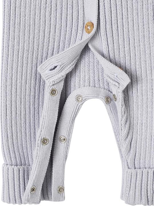 Actual product image Vertbaudet Baby-Set: gerippter Strickoverall & Mütze mit Ohren (50)