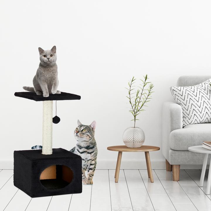 Immagine prodotto Relaxdays Albero tiragraffi per gatti (56 cm, Grigio)