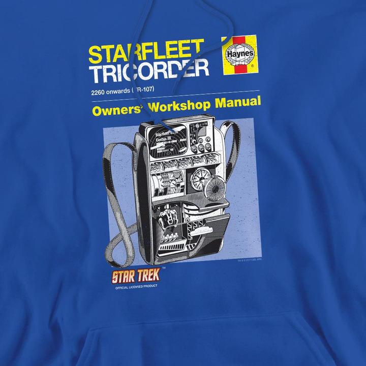 Immagine prodotto Tricorder Felpa con Cappuccio Manuale Uomo (L)