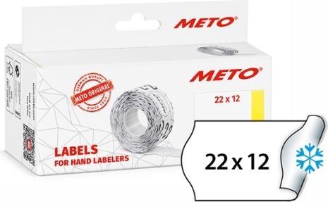 METO Price labels white 6 rolls