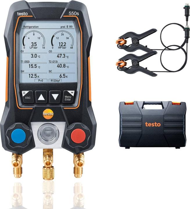 Actual product image Testo Refrigerant Meter 550s s Set