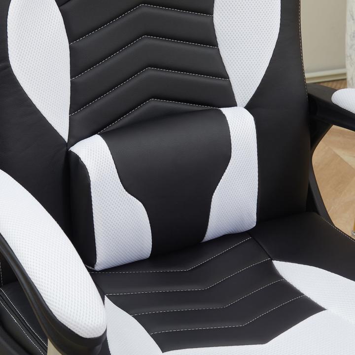Produktbild Homcom Sportlicher Chefsessel mit Massage- und Wärmefunktion