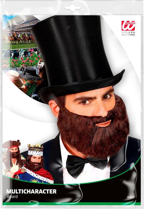 Actual product image Widmann Beard with moustache: for different characters