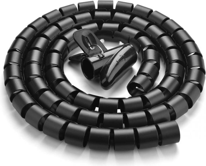 Immagine prodotto Ugreen Canalina flessibile per cavi Gestione delle cerniere per cavi 5m (Tubo a spirale per cavi, 500 cm)