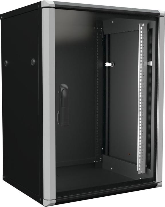 Enoc Wandkast 15U 2-delig sw 19"600x500x801mm W2 15-65-S (60 cm, 80.10 cm)
