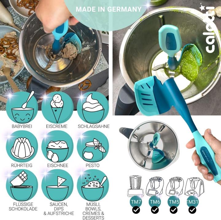 Produktbild Wundermix Calotti® Silikon + | Drehkellenspatel für Thermomix TM6, TM5, TM31