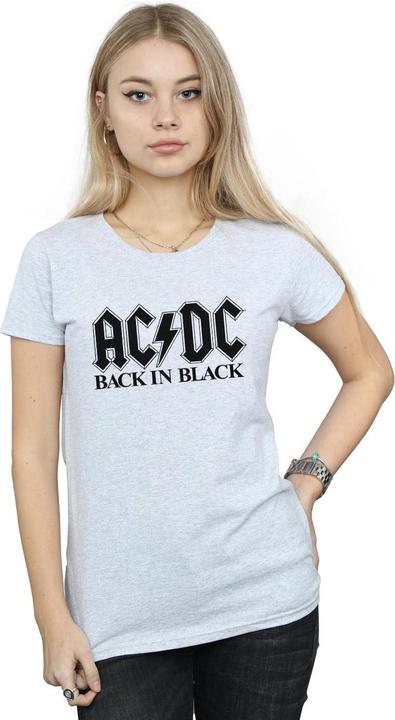 Immagine prodotto AC/DC Maglietta in cotone con logo Back in Black Donna/Ladies (L)