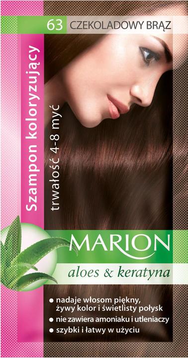 Actual product image Marion Colouring pages Shampoo, 63 chocolate brown, 40 ml (hit) (40 ml, Liquid shampoo)