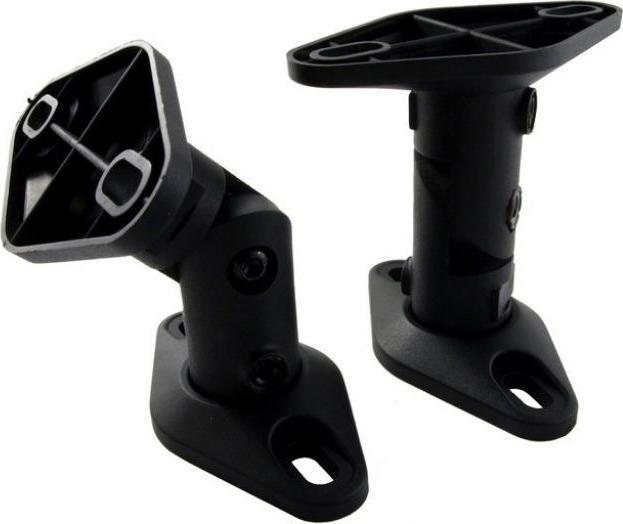 Produktbild Maclean MC-528 speaker mount Table Plastic Black (1 Paar, Wandmontage, Neigbar, Höhenverstellbar)