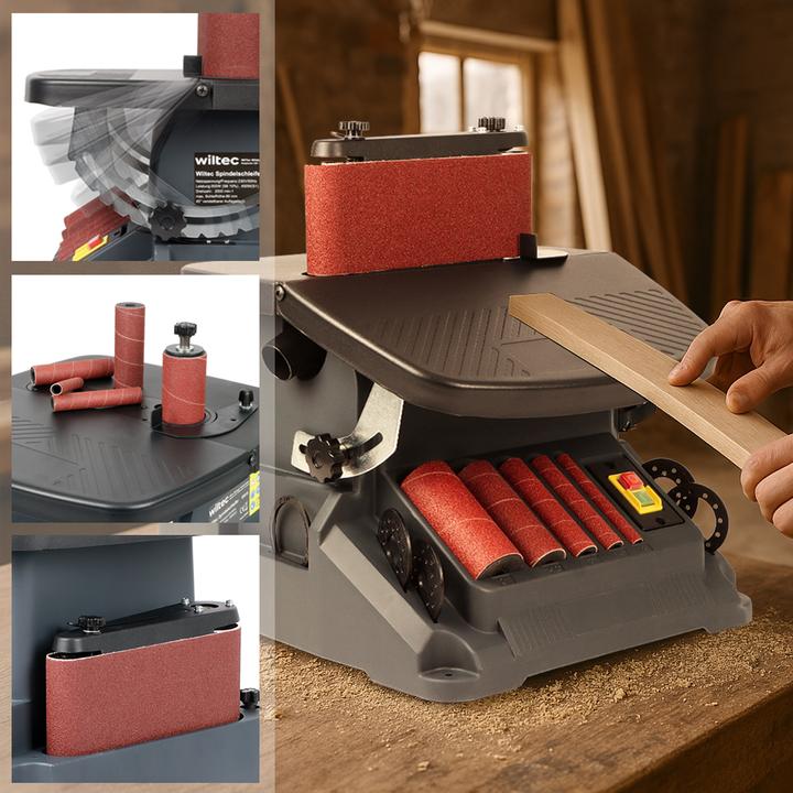 Produktbild Wiltec Oszillierender Spindelschleifer (Oszillationsschleifer, 500 W)