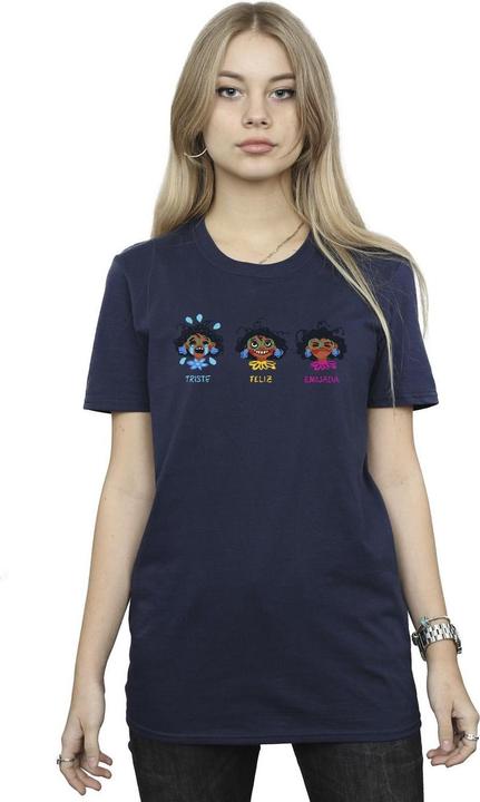 Disney Encanto Triste Feliz Enojada Boyfriend Fit TShirt (M)