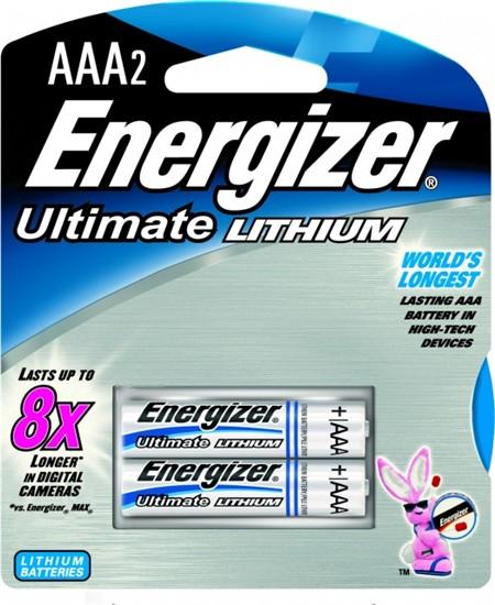 Image du produit Energizer Ultimate Lithium (2 pcs, AAA, 1.25 mAh)