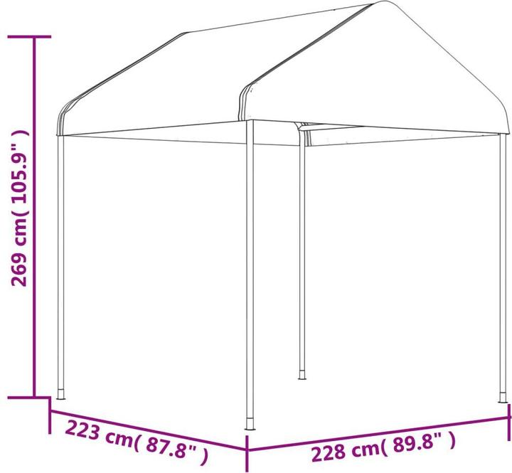Produktbild VidaXL Iris (669 cm, 228 cm)