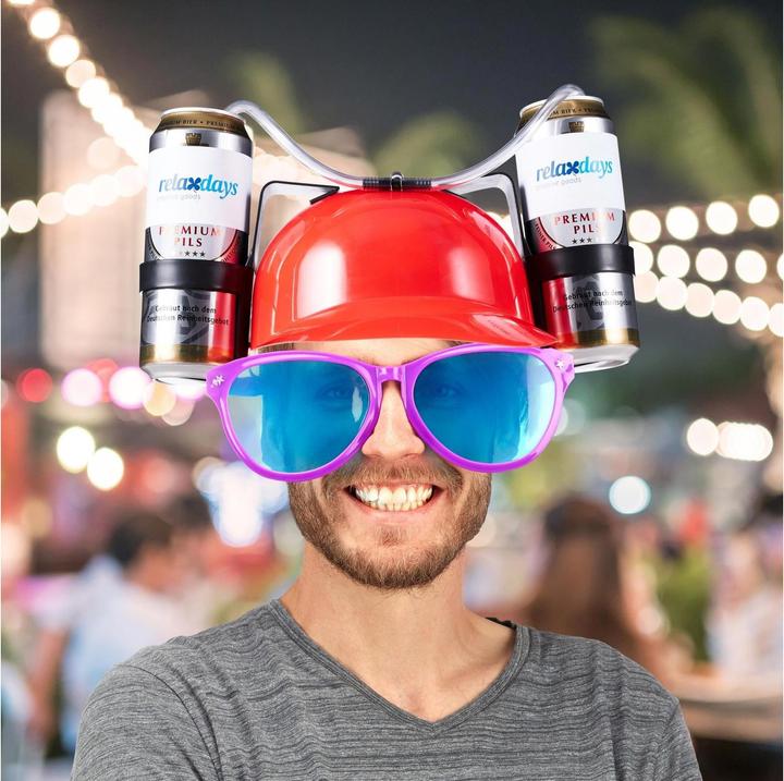 Image du produit Relaxdays Casque à Boisson Pour Faire la Fête