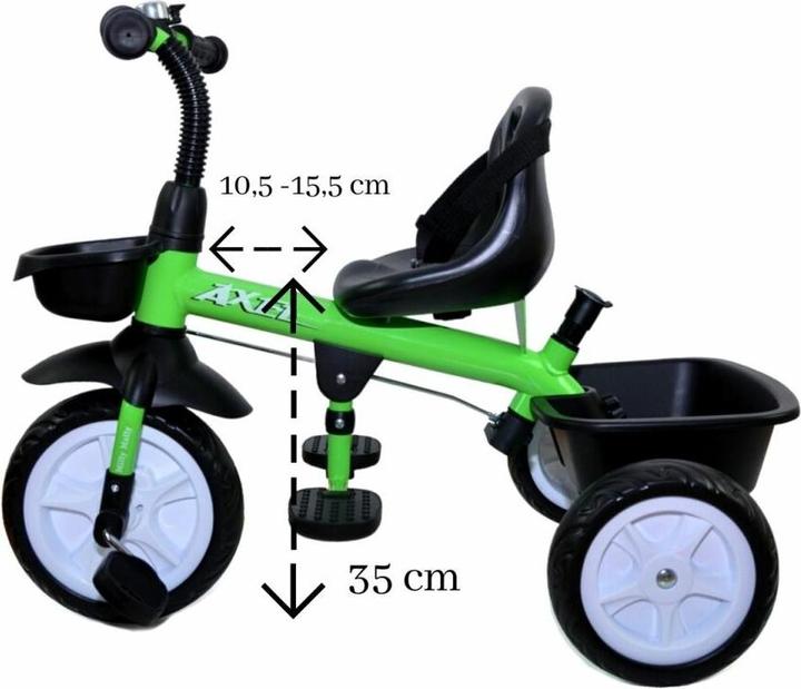 Actual product image Mally Kinderwagen Milly Axel grün