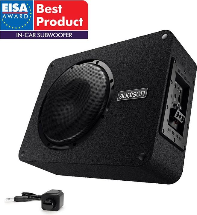 Audison APBX 10 AS2 - AutoSubWoofer - 10 -Zoll -Aktive -Subwoofer im Gehäuse - 400 Watt RMS -Leistun (800 W)