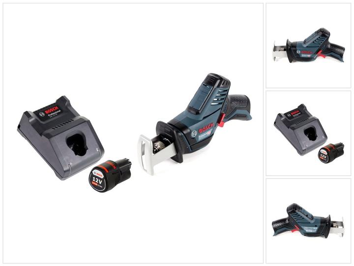 Bosch Professional Bosch GSA 12V-14 Accu reciprozaag 12 V + 1x accu 2.0 Ah + lader