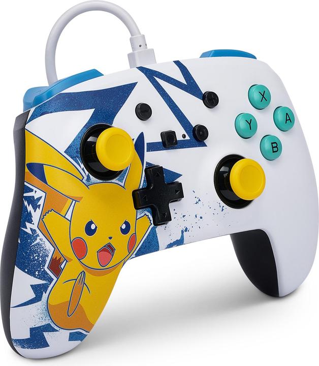PowerA Verbesserter kabelgebundener Controller für Nintendo Switch - Pikachu High Voltage (Switch)