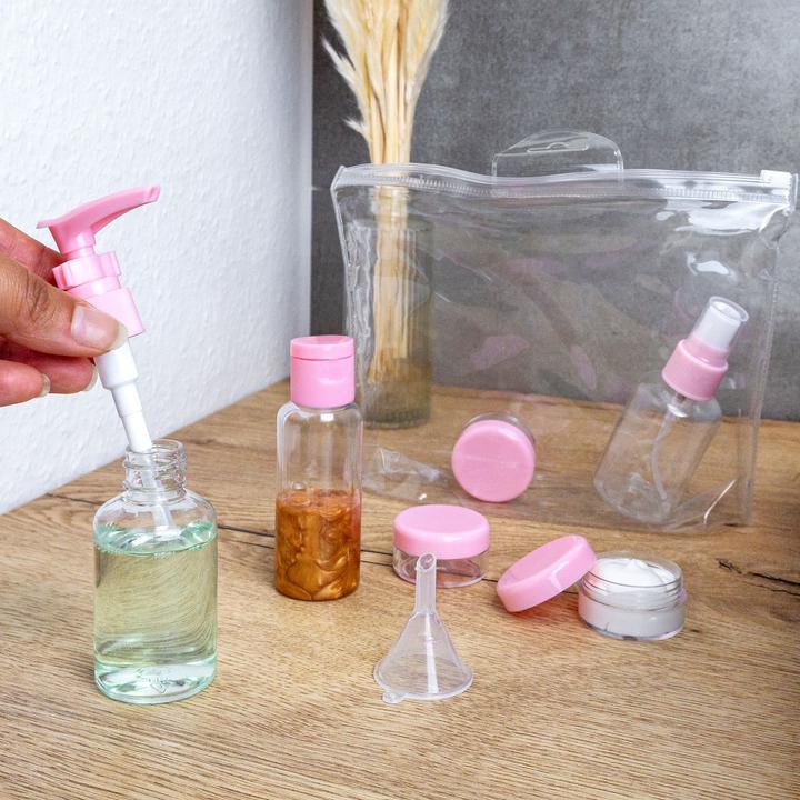 Immagine prodotto Intirilife Set di bottiglie in ROSA TRASPARENTE