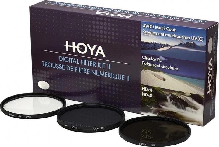 Actual product image Hoya Digital Filter Kit II (67 mm, Neutral density filter, Polarizing filter, UV filter)