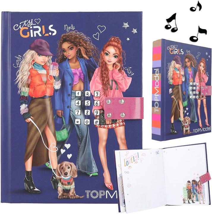 Produktbild Magni TopModel City Girls (20.5 x 15 cm, Blanko, Harter Einband)