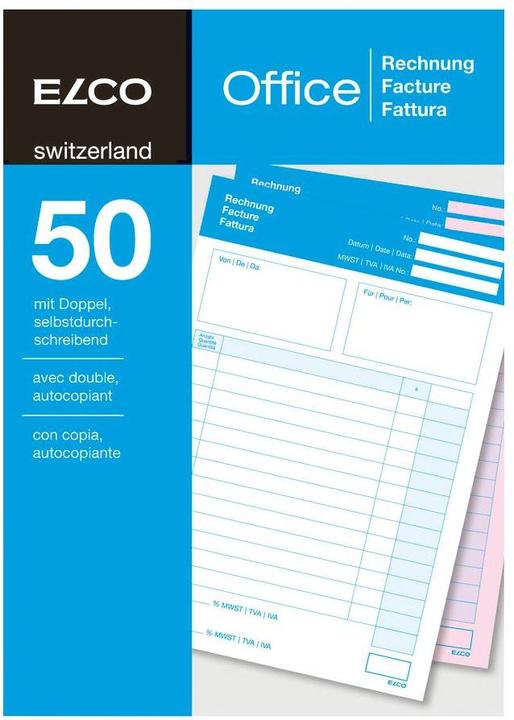 Actual product image Elco Invoice (50 x)