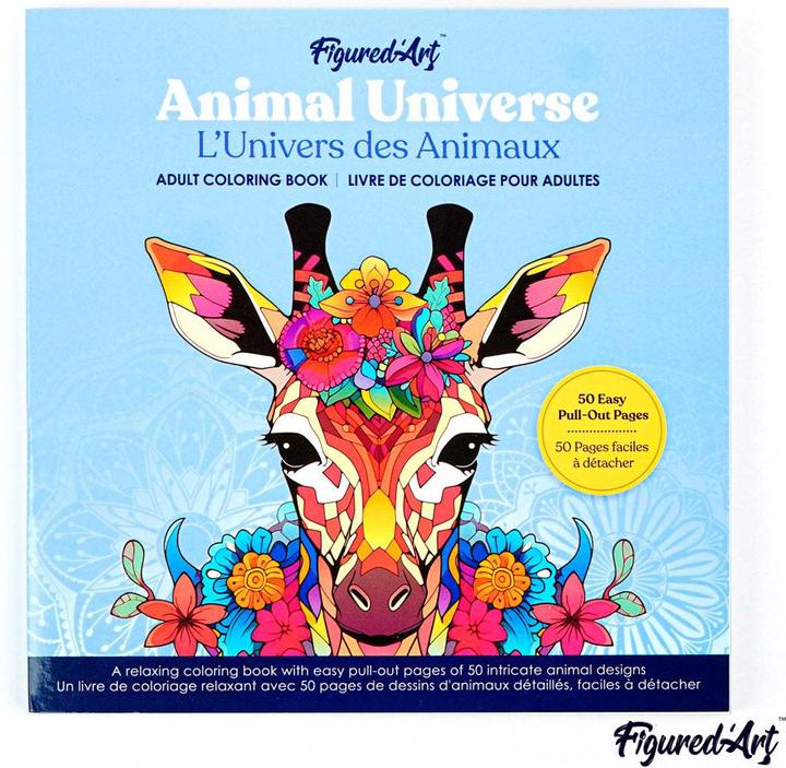 Immagine prodotto Staedtler Set di matite colorate con blocco da colorare con disegni di animali (Multicolore)