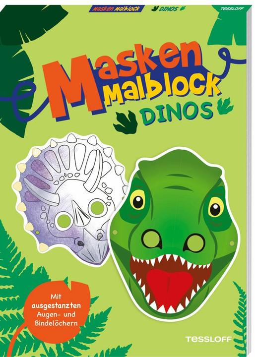 Produktbild Tessloff Masken-Malblock. Dinos