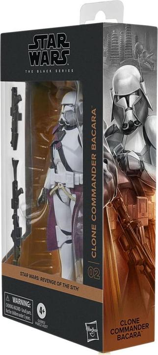 Actual product image Hasbro Star Wars Episode III Black Series Clone Commander Bacara