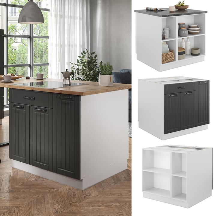 Actual product image Vicco Kücheninsel Fame-Line (90 x 82 x 90 cm)