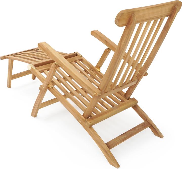 Immagine prodotto Axi Sedia a sdraio Costa in teak con cuscino (170.60 cm)
