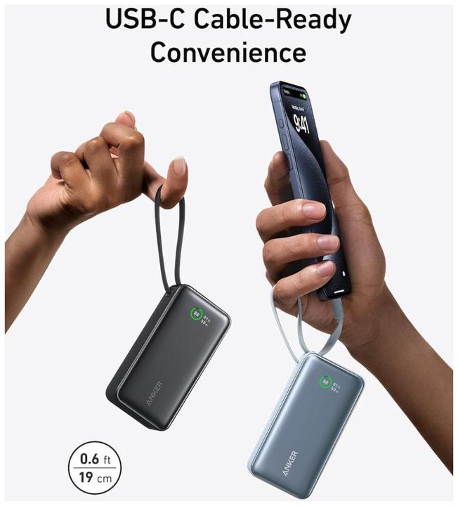Produktbild Anker POWER BANK USB 10000MAH/NANO A1259G11 (10000 mAh, 30 W, 30 Wh)