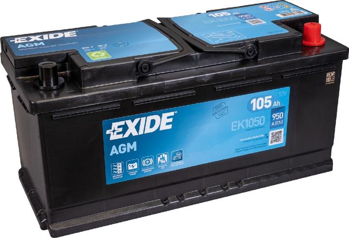 Image du produit Exide Arrêt-démarrage (12 V, 105 Ah, 950 A)