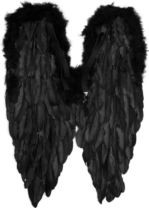 Produktbild Metamorph Grosse schwarze Kostüm Feder Flügel - für Fasching