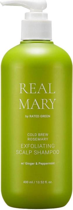 Rated Green Real Mary Exfoliating Scalp Shampoo (400 ml, Flüssiges Shampoo)