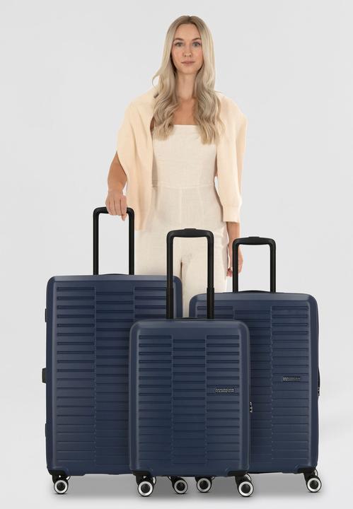 Immagine prodotto American Tourister Sunset Hills 4 Rollen Kofferset 3-teilig (203 l, XL (da 115l))