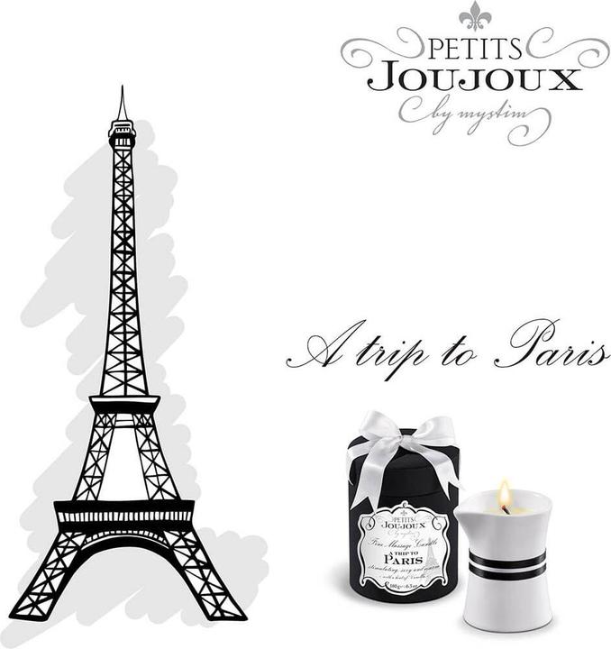 Produktbild Petits Joujoux Massagekerze A trip to Paris gross (190 ml)