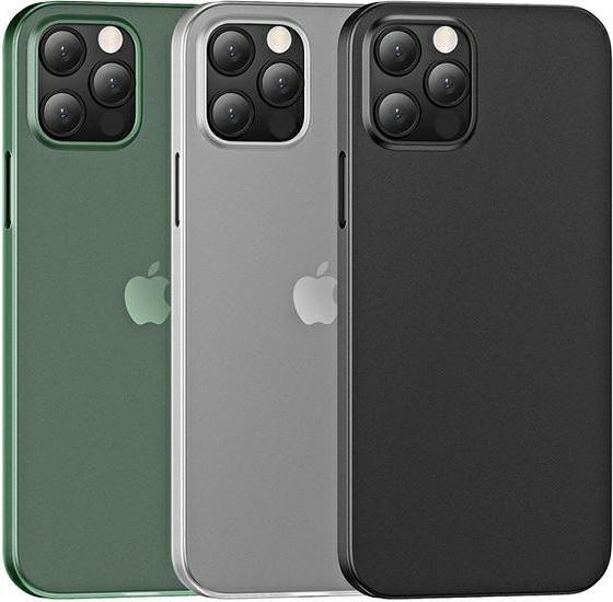 Produktbild Usams Etui Gentle iPhone 12 mini 5,4" zielony/transparent green IP12QR03 (US-BH608) (Apple iPhone 12 mini)
