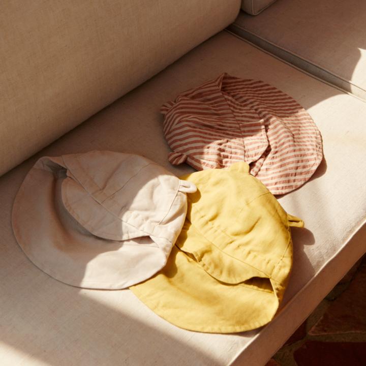 Immagine prodotto Liewood Cappello da sole in lino Gorm con orecchie Sandy