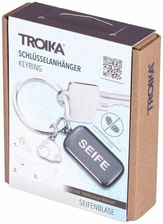 Immagine prodotto Troika Portachiavi Soap Bubble nero, argento