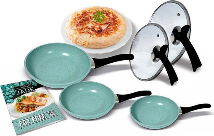 Actual product image Starlyf Jade Set of 5 + Jade Knife (Saucepan, Aluminium)