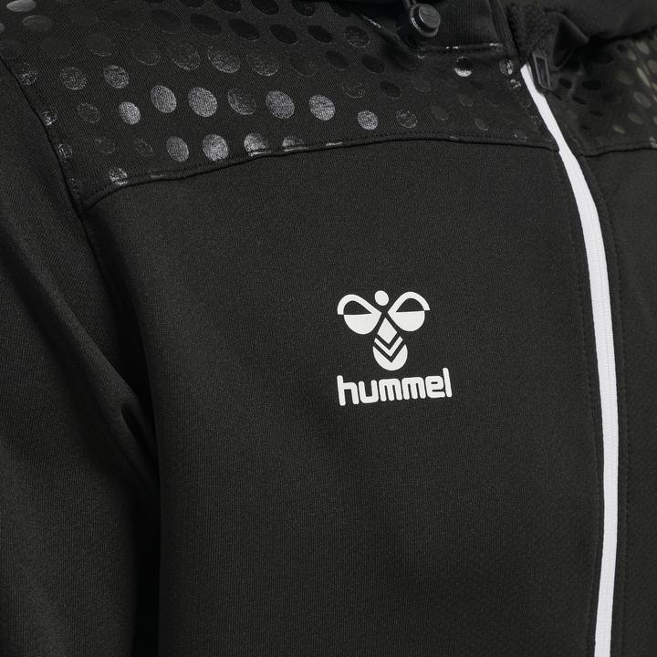 Actual product image hummel Men's Lead Zip Poly Hooded Sweat Jacket (S)