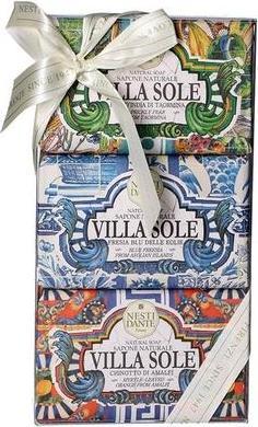 Actual product image Nesti Dante Villa Sole Gift Set 250g Soap - Pack of 3 (Soap lotion)