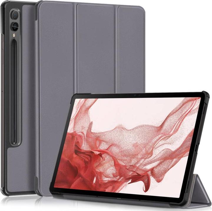 Cover-Discount Galaxy Tab S9+ - Custodia Smart Tri-fold grigia (Galaxy Tab S9+, Galaxy Tab S10+)