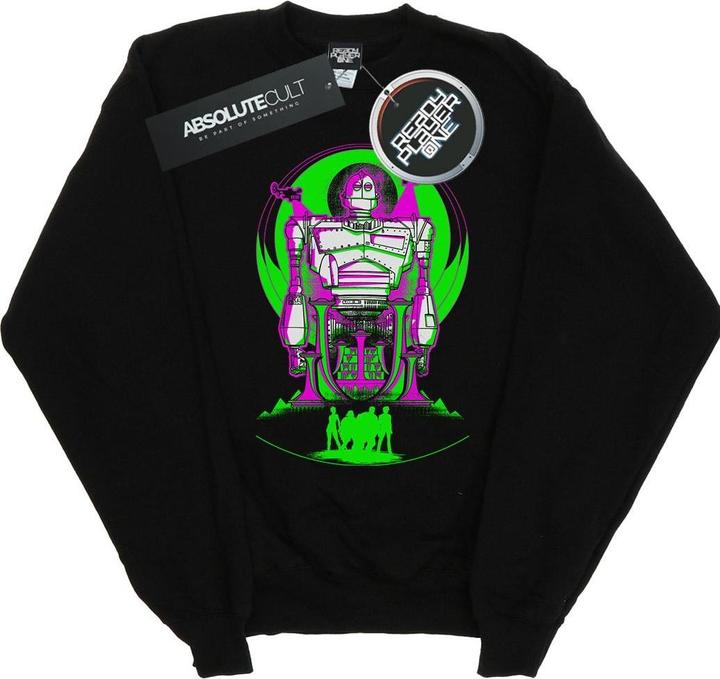 Actual product image Ready Player One Mens Neon Iron Giant Sweatshirt (4XL)